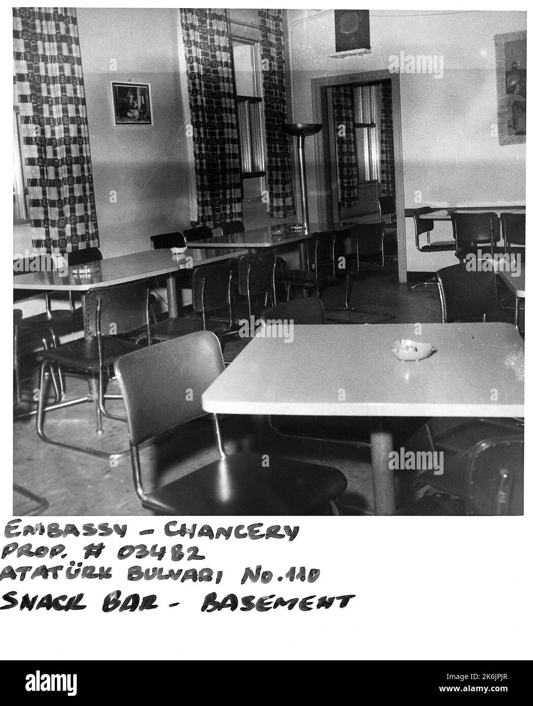 Ankara - Chancery Office Building - 1965, Etats-Unis photographies relatives aux ambassades, consulats et autres bâtiments outre-mer Banque D'Images