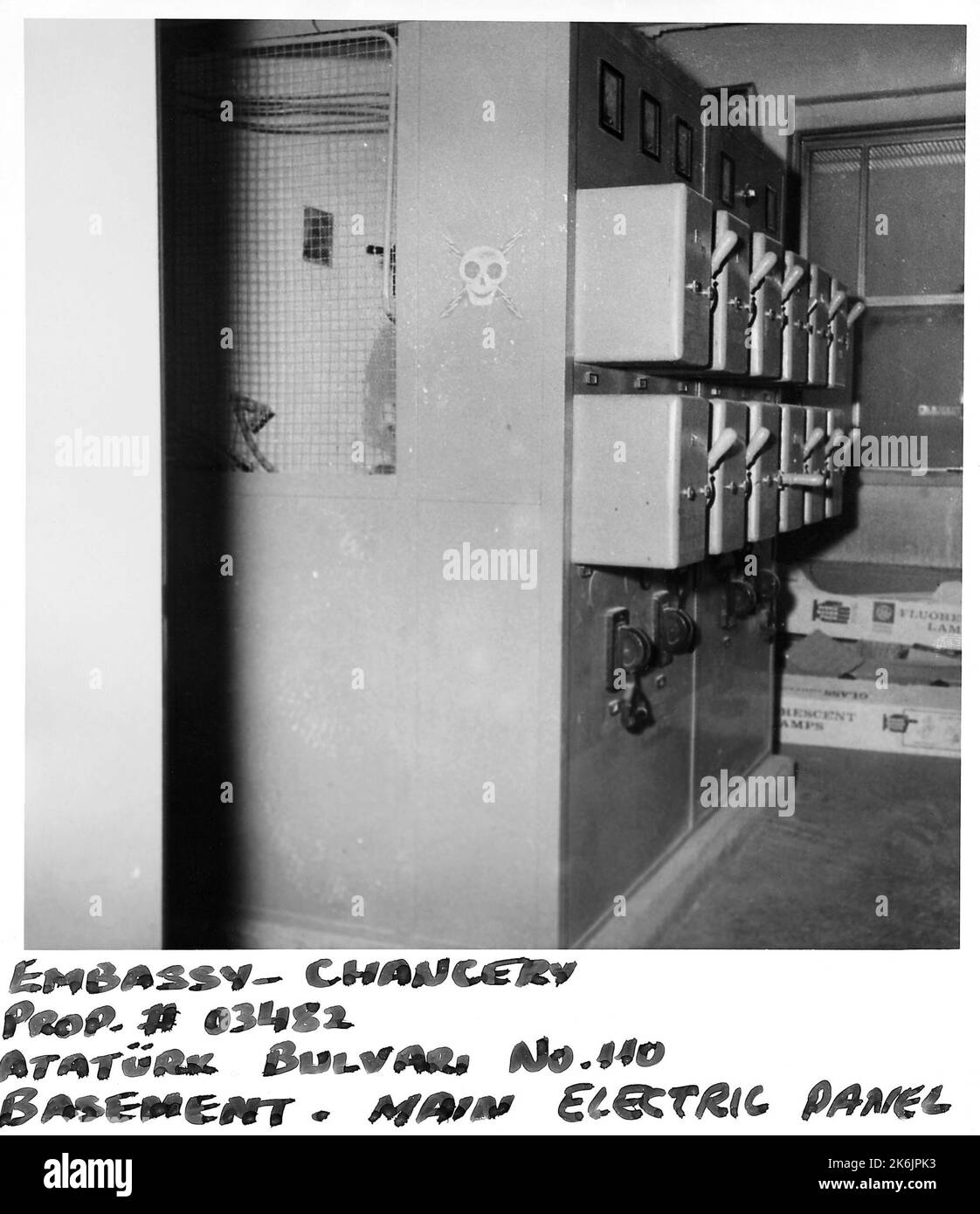 Ankara - Chancery Office Building - 1965, Etats-Unis photographies relatives aux ambassades, consulats et autres bâtiments outre-mer Banque D'Images