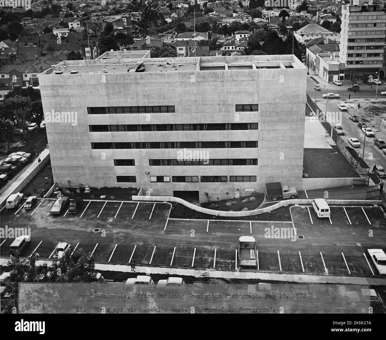 Bogota - Chancery Office Building - 1972, Etats-Unis photographies relatives aux ambassades, consulats et autres bâtiments outre-mer Banque D'Images