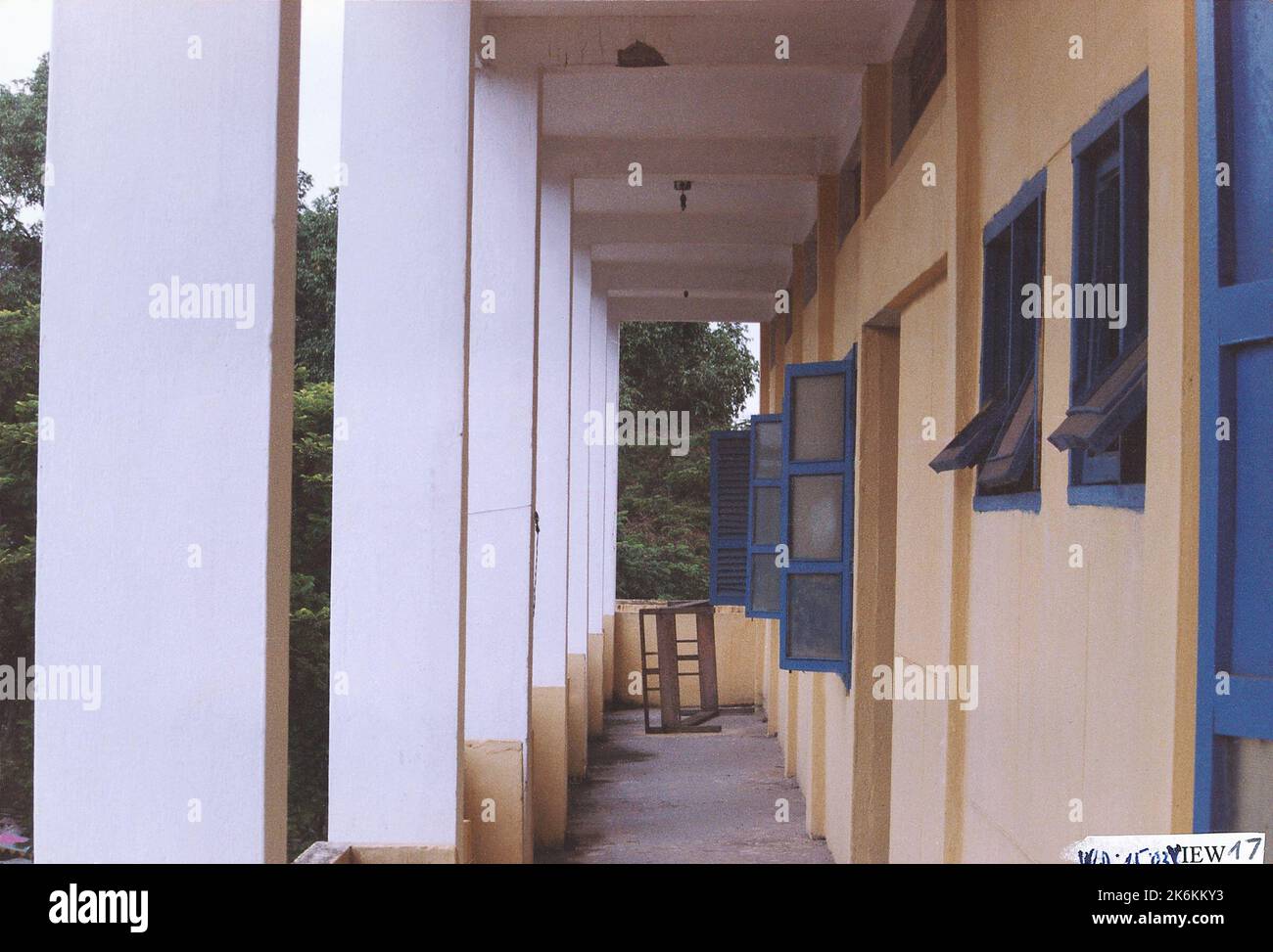 Ho Chi Minh ville - entrepôt - 1995, Etats-Unis photographies relatives aux ambassades, consulats, et autres bâtiments outre-mer Banque D'Images