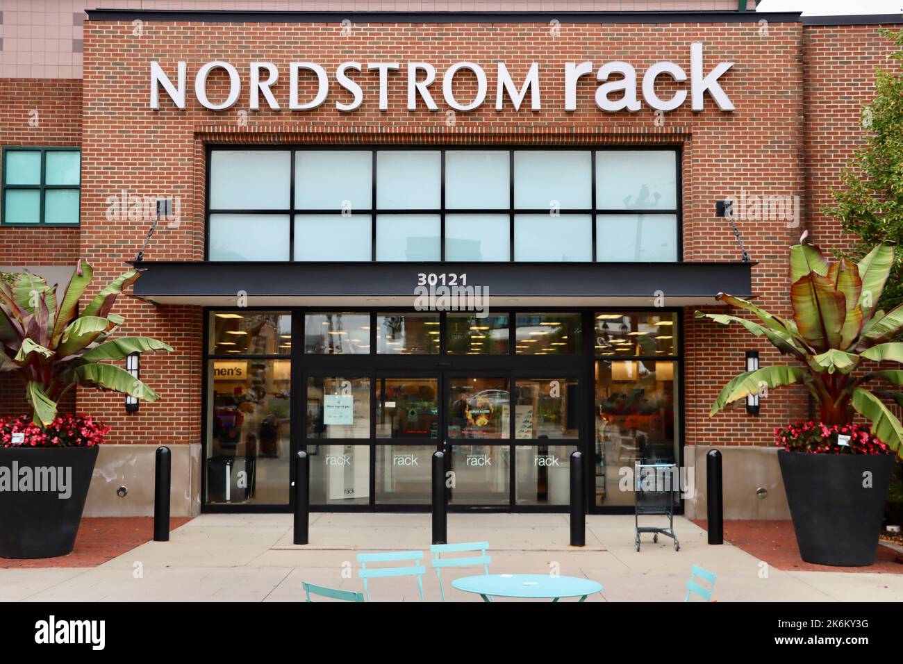 Nordstrom rack à Crocker Park à Westlake, Ohio Banque D'Images