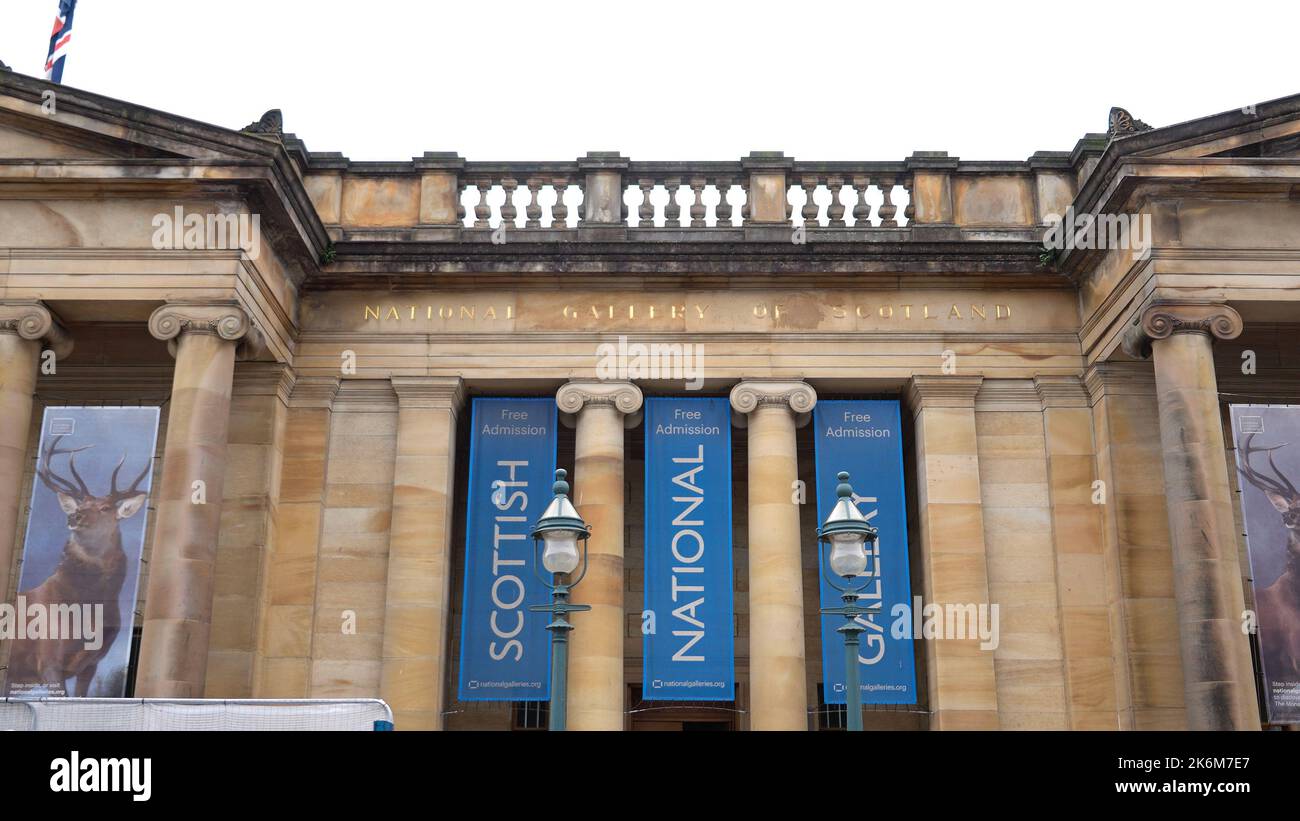 Galerie nationale d'Écosse - ÉDIMBOURG, ÉCOSSE - 04 OCTOBRE 2022 Banque D'Images