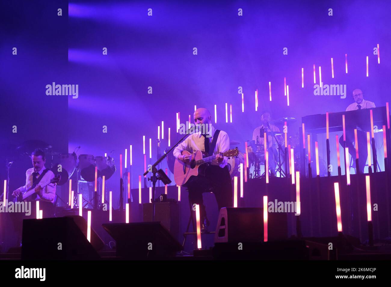 Brixia, Italie. 14th octobre 2022. Le groupe italien de Negramaro lors de leurs spectacles en direct au Gran Teatro Morato pour leur Unplugged European Tour 2022 Credit: Roberto Tommasini / Alay Live News Banque D'Images