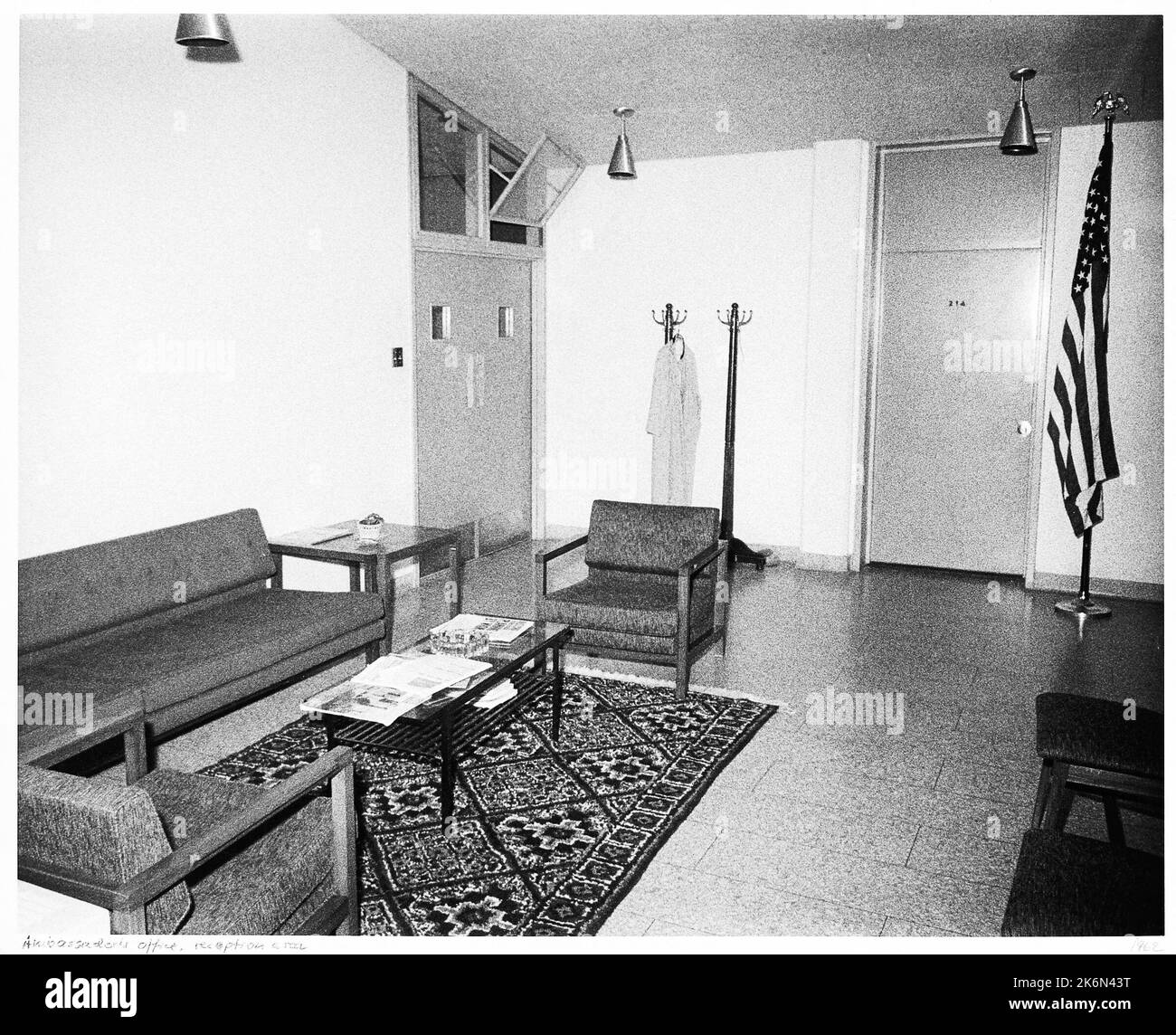 Rabat - Chancery Office Building, Etats-Unis photographies relatives aux ambassades, consulats et autres bâtiments outre-mer Banque D'Images