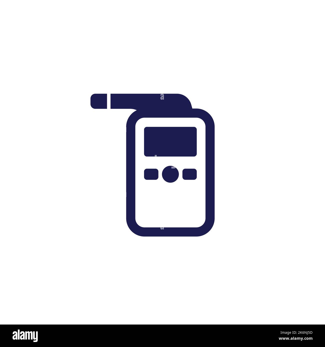Breath test alcohol Banque d'images vectorielles - Alamy