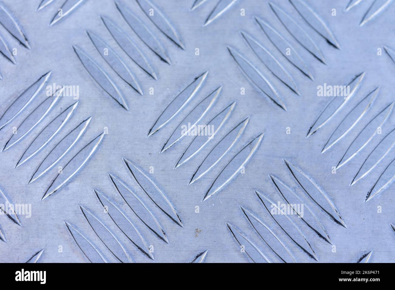 Texture d'arrière-plan de la plaque d'acier du damier Banque D'Images
