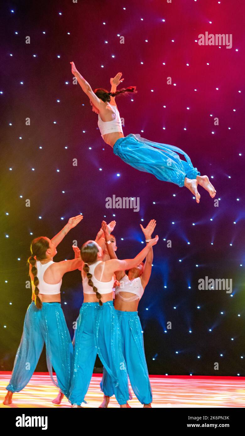 Brentwood Essex 15th oct 2022 Festival de gymnastique de Londres, crédit: Ian Davidson/Alay Live News Banque D'Images