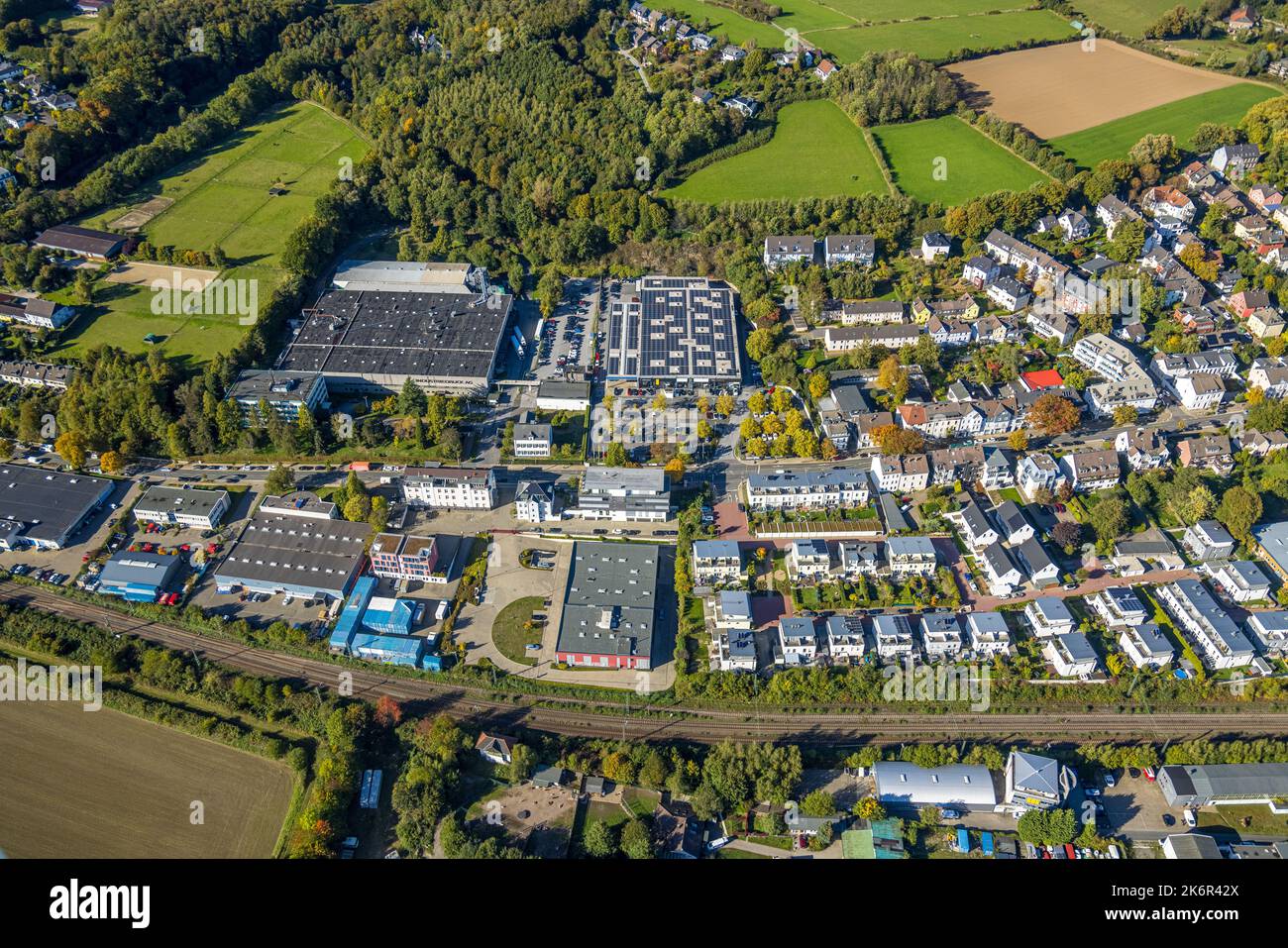 Autohaus bob automobile avec toit solaire Banque de photographies et d