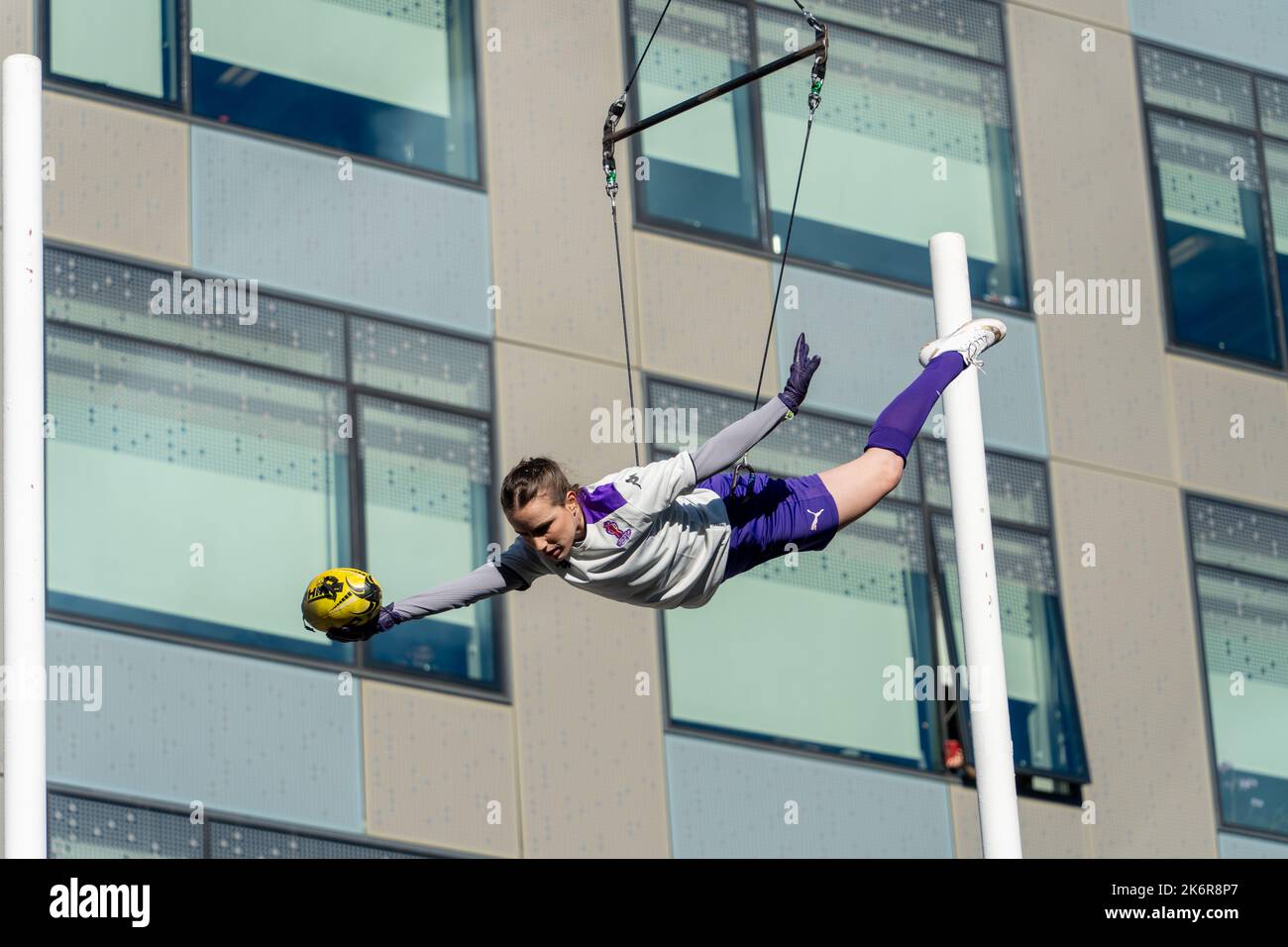 Newcastle upon Tyne, Royaume-Uni. 15th octobre 2022. C'est nous ! Performance de pré-match à la coupe du monde de rugby à XV pour Homme crédit: Hazel Plater/Alay Live News Banque D'Images