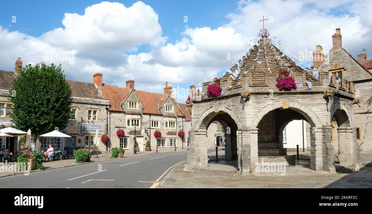 Vue sur Somerton Banque D'Images