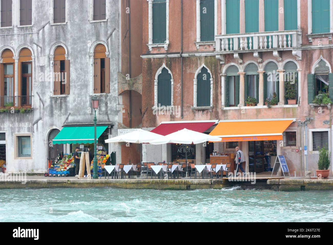 Restaurants à Venise Banque D'Images