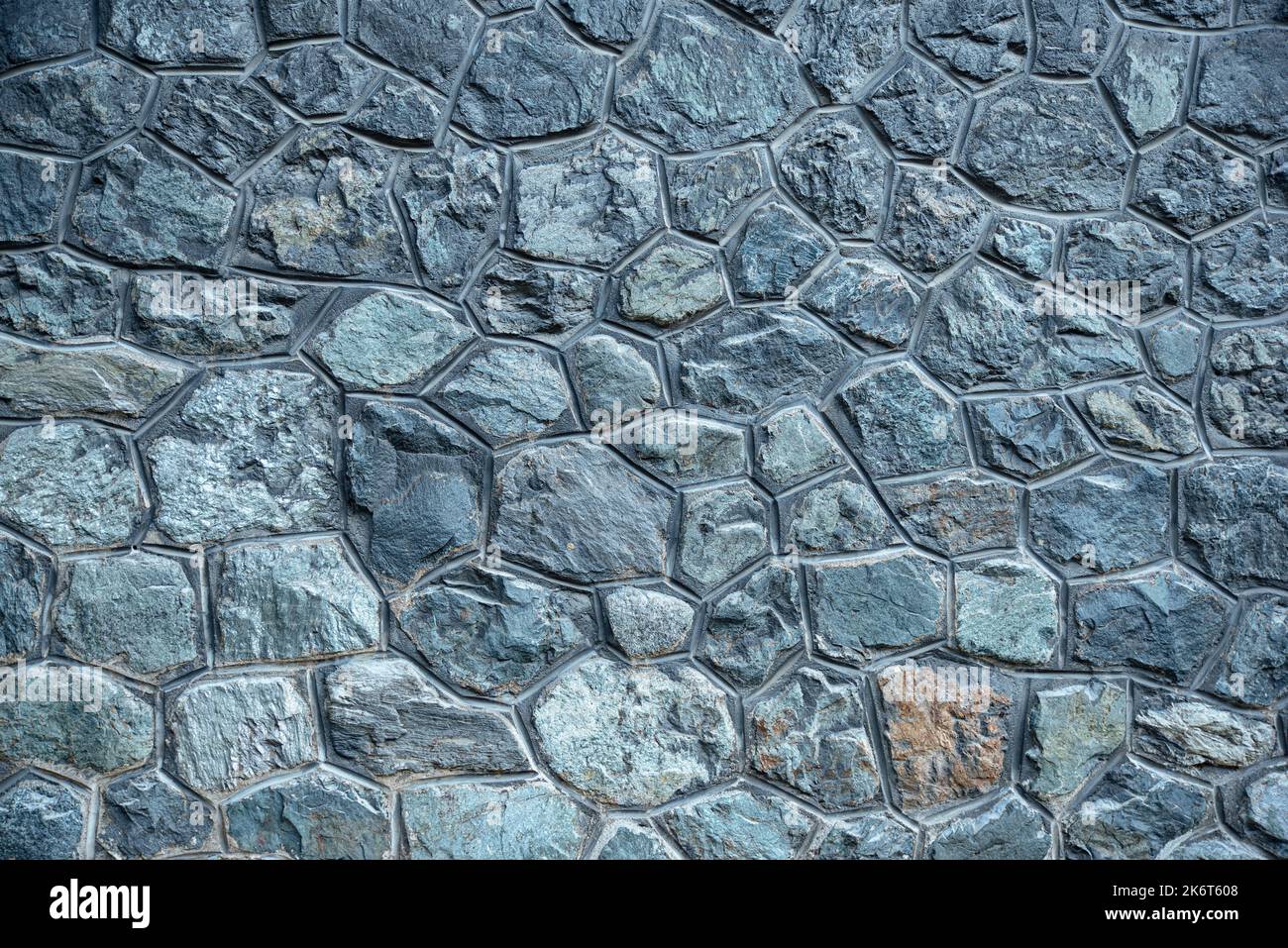 Texture d'un mur en pierre verte dans les Alpes Banque D'Images