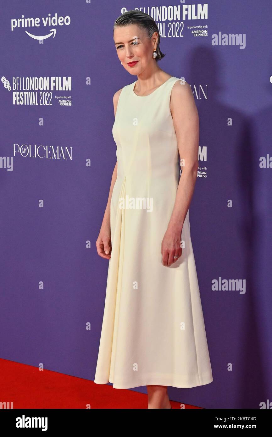 Londres, Royaume-Uni. 15th octobre 2022. Gina McKee arrive au My policeman - première européenne - BFI London film Festival, 15 octobre 2022, Londres, Royaume-Uni crédit: Voir Li/Picture Capital/Alay Live News Banque D'Images