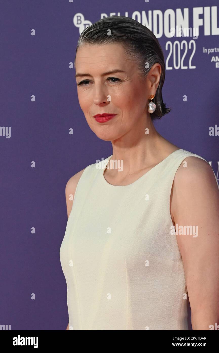 Londres, Royaume-Uni. 15th octobre 2022. Gina McKee arrive au My policeman - première européenne - BFI London film Festival, 15 octobre 2022, Londres, Royaume-Uni crédit: Voir Li/Picture Capital/Alay Live News Banque D'Images