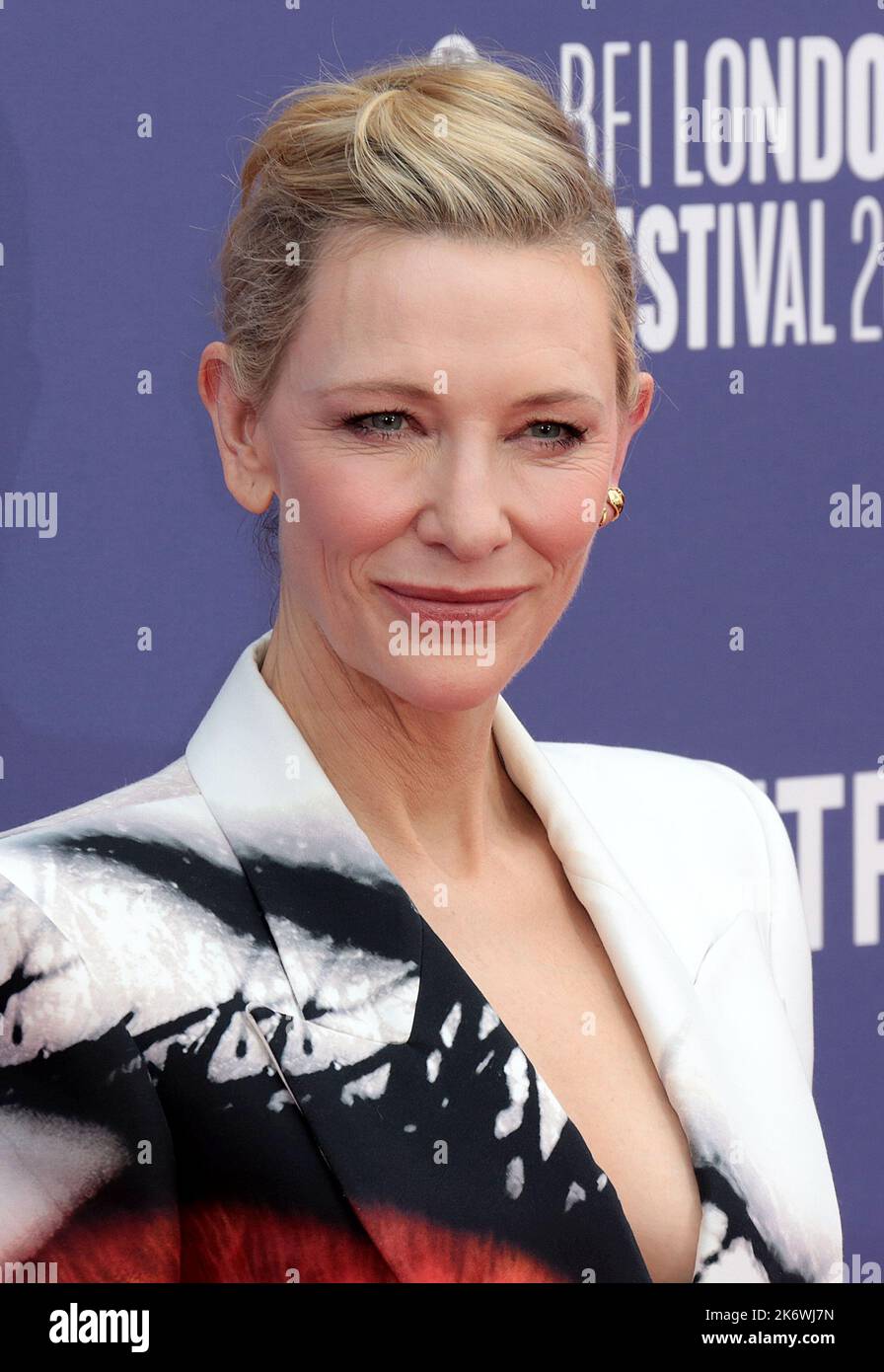 15 octobre 2022 - Londres, Angleterre, Royaume-Uni - Cate Blanchett participant 66th au BFI London film Festival Headline Gala - Guillermo Del Toro Pinocchio World Premi Banque D'Images