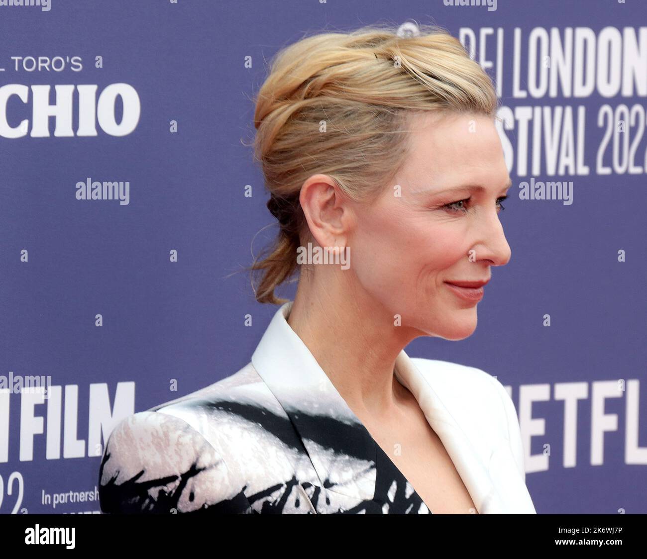15 octobre 2022 - Londres, Angleterre, Royaume-Uni - Cate Blanchett participant 66th au BFI London film Festival Headline Gala - Guillermo Del Toro Pinocchio World Premi Banque D'Images