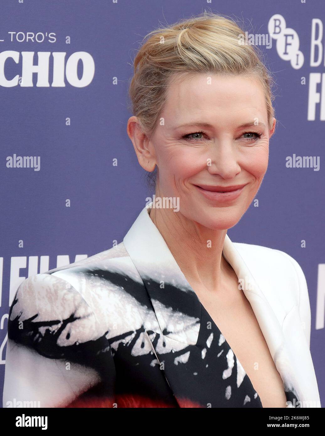 15 octobre 2022 - Londres, Angleterre, Royaume-Uni - Cate Blanchett participant 66th au BFI London film Festival Headline Gala - Guillermo Del Toro Pinocchio World Premi Banque D'Images