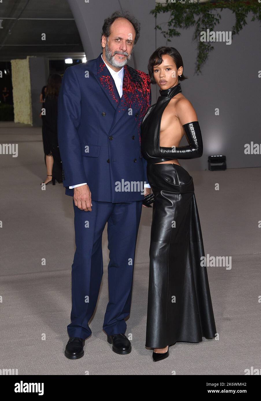 Luca Guadagnino et Taylor Russell arrivent au deuxième Gala annuel du Musée de l'Académie qui s'est tenu au Musée du mouvement de l'Académie à Los Angeles, CA sur 15 octobre 2022. © OConnor / AFF-USA.com Banque D'Images