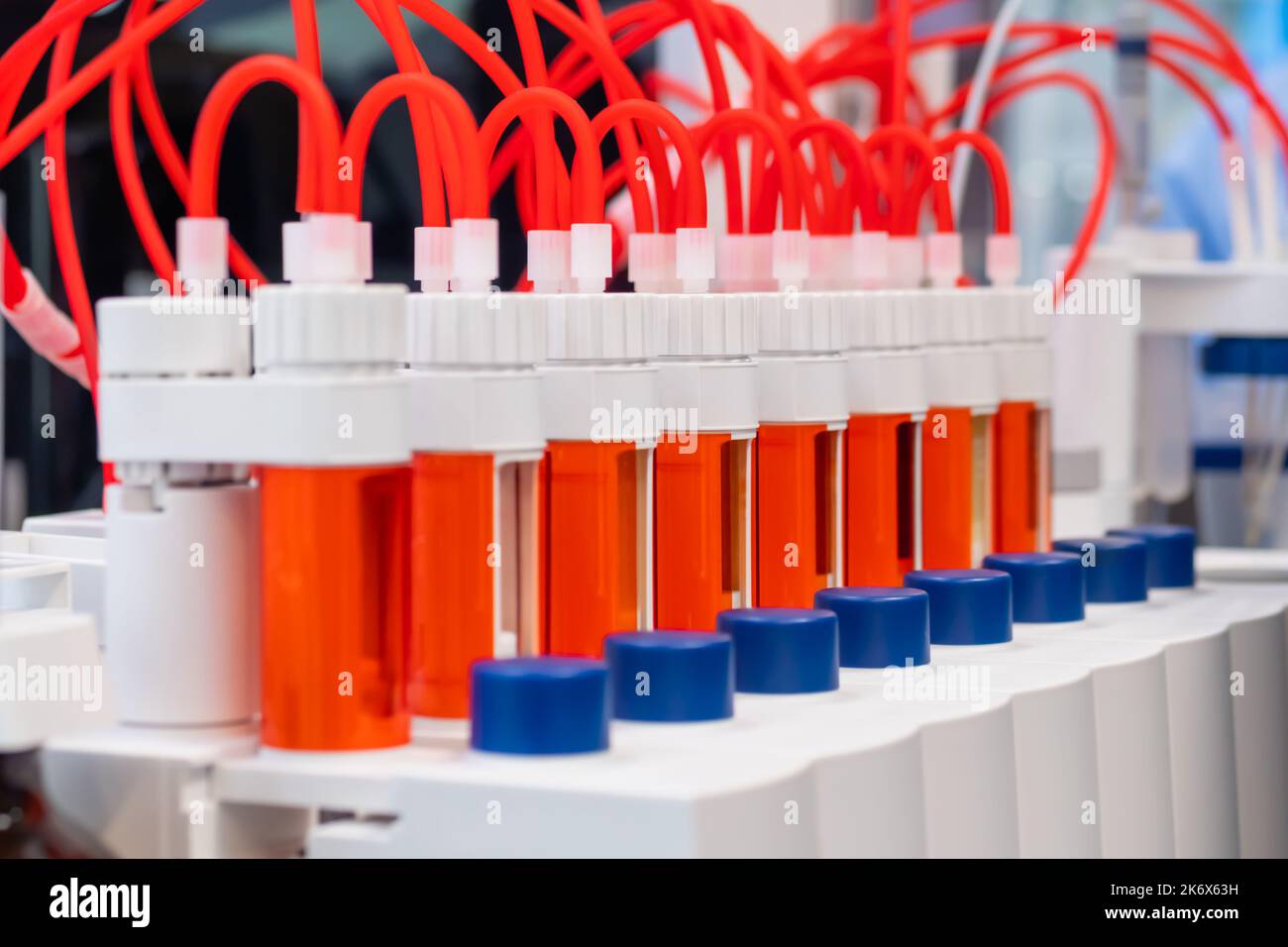 Équipement de laboratoire - titrimètre automatique en laboratoire biochimique Banque D'Images
