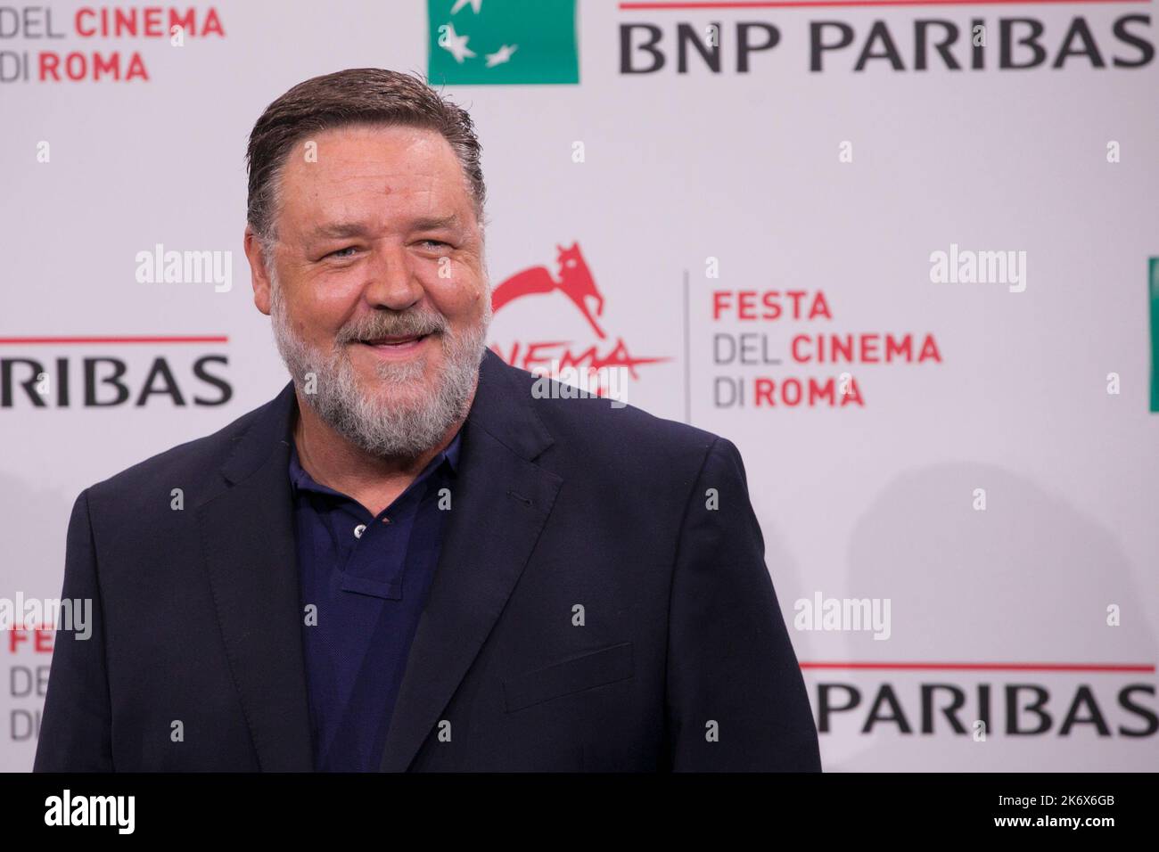 Rome, Italie. 16th octobre 2022. Festival du cinéma de Rome 2022. Festival du film de Rome. Film photocall 'Poker face'. Photo: Russell Crowe crédit: Agence de photo indépendante/Alamy Live News Banque D'Images