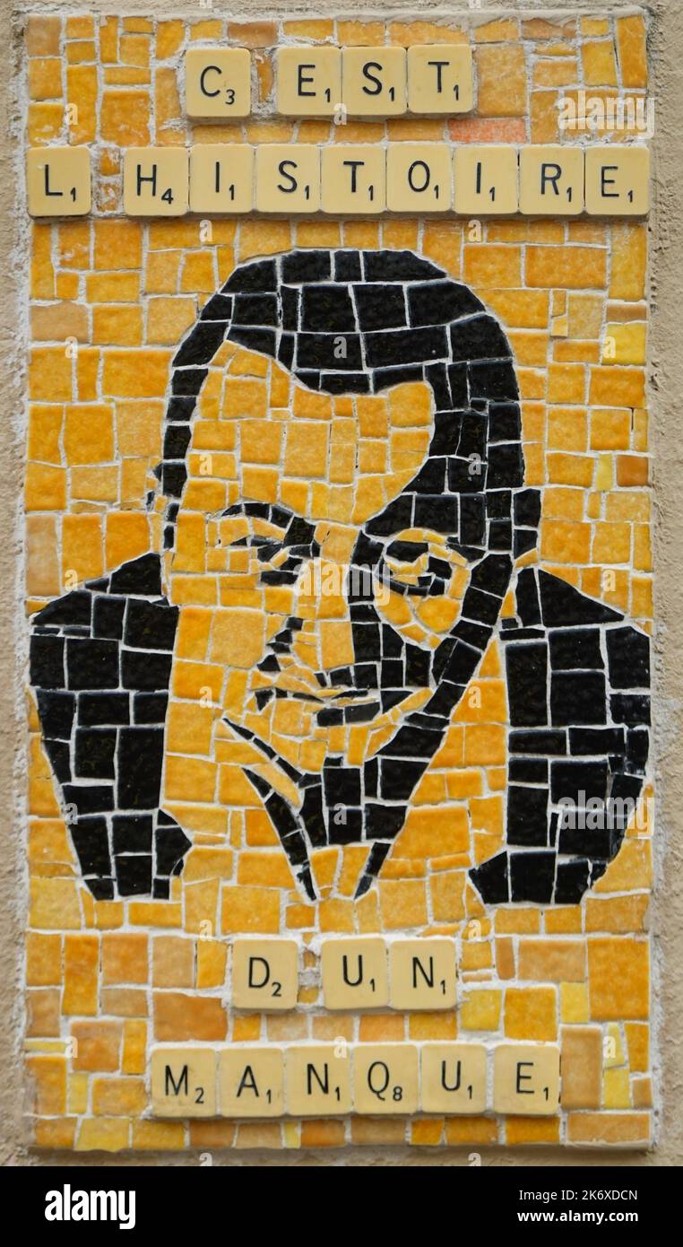 Paris, Butte aux Cailles, Street Art // Paris, Butte aux Cailles, Street Art Banque D'Images
