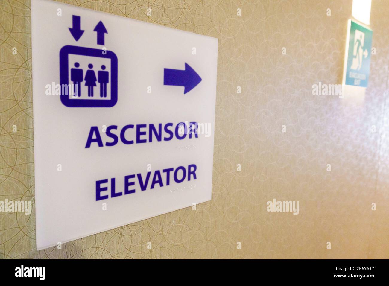 Bogota Colombie,Chapinero Norte Avenida Carrera 7 Holiday Inn Express Hotel hôtels hébergement inn auberges motels motels, intérieur, panneau de réception avis inf Banque D'Images