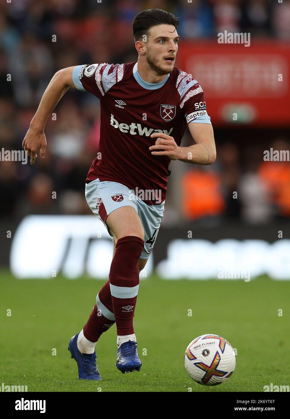 Southampton, Royaume-Uni. 16th octobre 2022. Declan Rice of West Ham s'est Uni lors du match de la Premier League au stade St Mary's, à Southampton. Le crédit photo devrait se lire: Paul Terry/Sportimage crédit: Sportimage/Alay Live News Banque D'Images