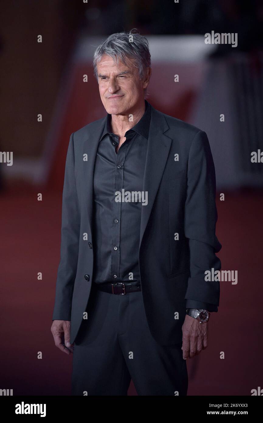 Rome, Italie. 15th octobre 2022. ROME, ITALIE - OCTOBRE 15:Renato de Maria assiste au tapis rouge de 'Rapiniamo il Duce' lors du Festival du film de Rome 17th à l'Auditorium Parco Della Musica on 15 octobre 2022 à Rome, Italie. Credit: dpa/Alay Live News Banque D'Images