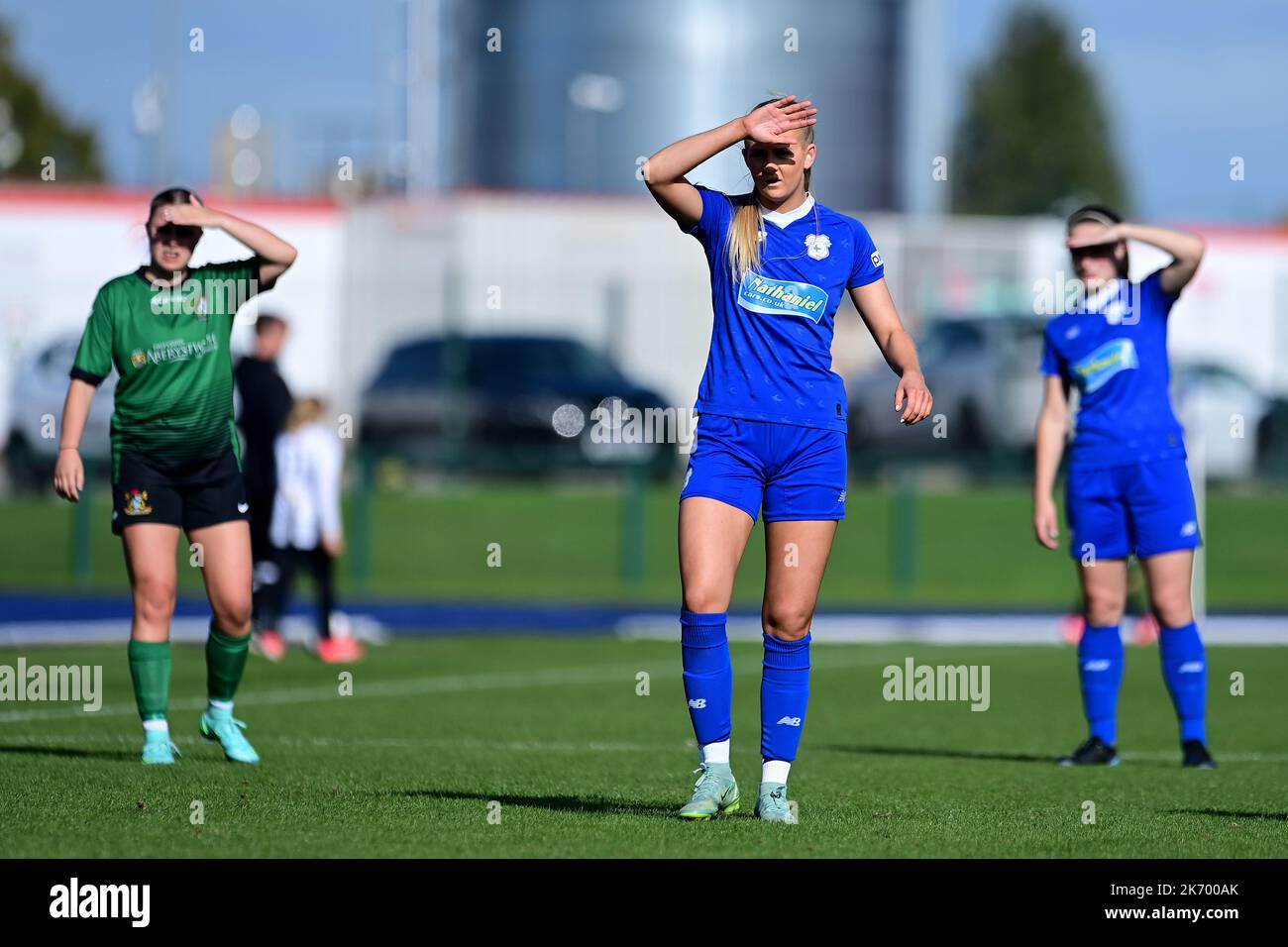 Rhianne Oakley de Cardiff City Women FC - obligatoire By-line: Ashley Crowden - 16/10/2022 - FOOTBALL - Cardiff International Sports Stadium - Cardiff, pays de Galles - Cardiff City Women FC vs Aberystwyth Town WomenÕs FC - Genero Adran Premier phase 1 22/23 Banque D'Images