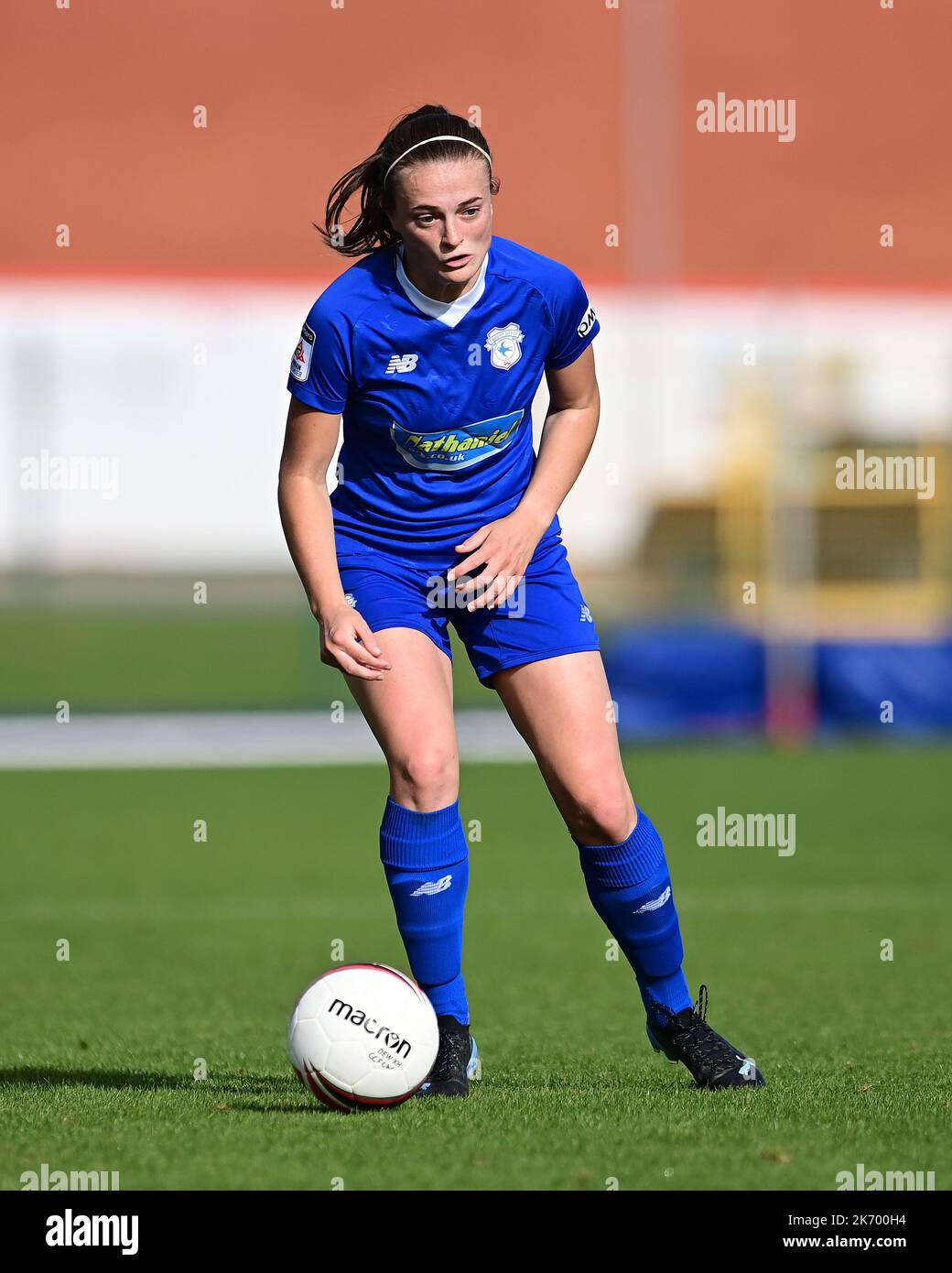 Ffion Price of Cardiff City Women FC - obligatoire By-line: Ashley Crowden - 16/10/2022 - FOOTBALL - Cardiff International Sports Stadium - Cardiff, pays de Galles - Cardiff City Women FC vs Aberystwyth Town WomenÕs FC - Genero Adran Premier phase 1 22/23 Banque D'Images