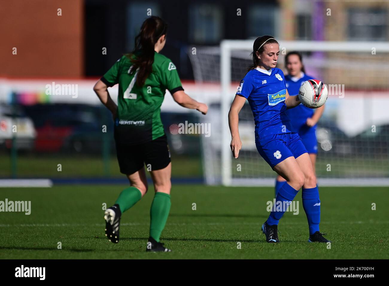 Ffion Price of Cardiff City Women FC - obligatoire By-line: Ashley Crowden - 16/10/2022 - FOOTBALL - Cardiff International Sports Stadium - Cardiff, pays de Galles - Cardiff City Women FC vs Aberystwyth Town WomenÕs FC - Genero Adran Premier phase 1 22/23 Banque D'Images