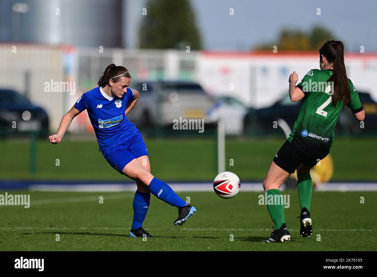 Ffion Price of Cardiff City Women FC - obligatoire By-line: Ashley Crowden - 16/10/2022 - FOOTBALL - Cardiff International Sports Stadium - Cardiff, pays de Galles - Cardiff City Women FC vs Aberystwyth Town WomenÕs FC - Genero Adran Premier phase 1 22/23 Banque D'Images