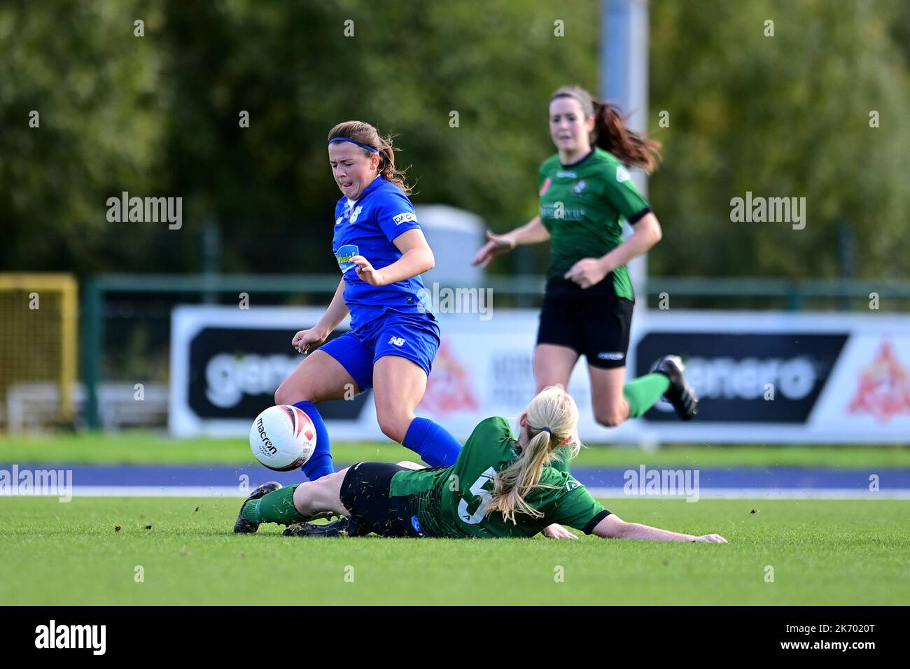 Cardiff, Royaume-Uni. 16th octobre 2022. Genero Adran Premier phase 1 22/23: Cardiff City FC / Aberystwyth Town FC. Megan Saunders of Cardiff City Women FC - crédit en ligne obligatoire : Ashley Crowden/Alay Live News Banque D'Images Cardiff, Royaume-Uni. 16th octobre 2022. Genero Adran Premier phase 1 22/23: Cardiff City FC / Aberystwyth Town FC. Megan Saunders of Cardiff City Women FC - crédit en ligne obligatoire : Ashley Crowden/Alay Live News Banque D'Images