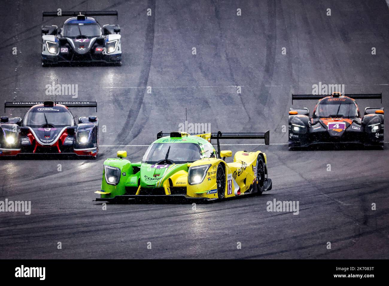 13 CREWS Charles (usa), PINO Nico (chl), OLIVEIRA Guilherme (prt), Concours Inter Europol, Ligier JS P320 - Nissan, action pendant les 4 heures de Portimao 2022, 6th tour de la série européenne le Mans 2022 sur le circuit international de l'Algarve de 14 octobre à 16, à Portimao, Portugal - photo Paulo Maria / DPPI Banque D'Images