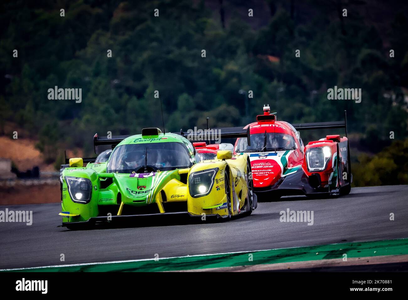 13 CREWS Charles (usa), PINO Nico (chl), OLIVEIRA Guilherme (prt), Concours Inter Europol, Ligier JS P320 - Nissan, action pendant les 4 heures de Portimao 2022, 6th tour de la série européenne le Mans 2022 sur le circuit international de l'Algarve de 14 octobre à 16, à Portimao, Portugal - photo Paulo Maria / DPPI Banque D'Images