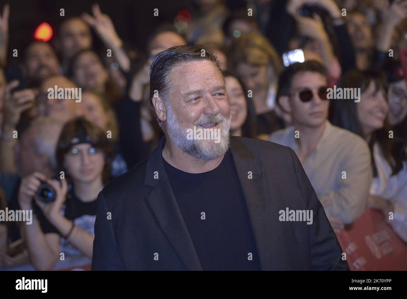 Rome, Italie. 16th octobre 2022. Russell Crowe assiste au tapis rouge du 'Poker face' à Alice Nella Città lors du Festival du film de Rome 17th à l'Auditorium della Conciliazione, dimanche, à 16 octobre 2022, à Rome, en Italie. Photo de Rocco Spaziani/UPI crédit: UPI/Alay Live News Banque D'Images