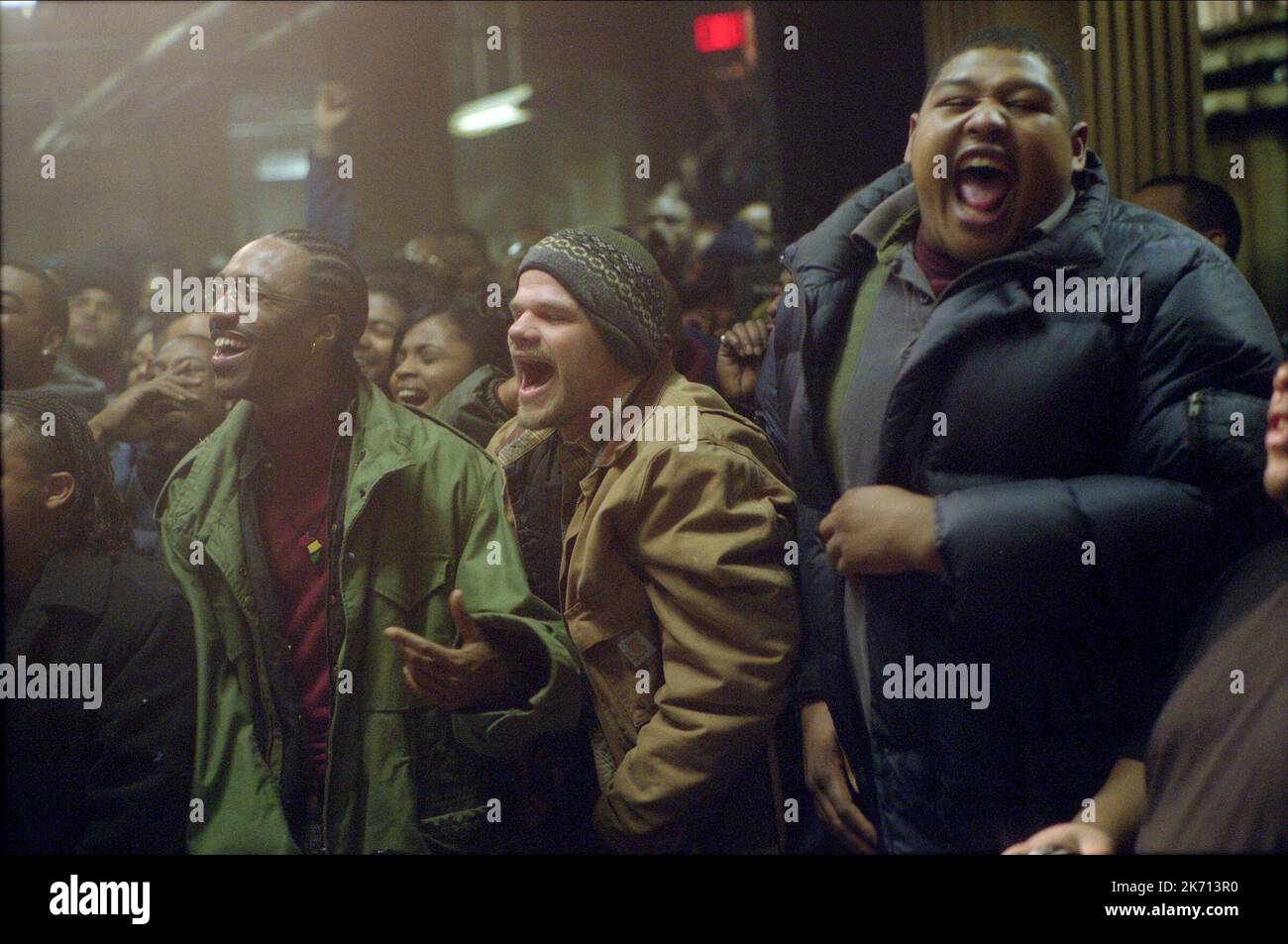 DE'ANGELO WILSON, EVAN JONES, OMAR BENSON MILLER, 8 MILE, 2002 Banque D'Images