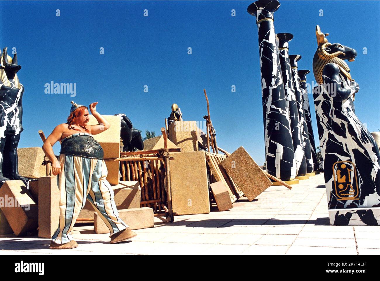 Gérard Depardieu, Astérix et Obélix : Mission Cléopâtre, 2002 Banque D'Images