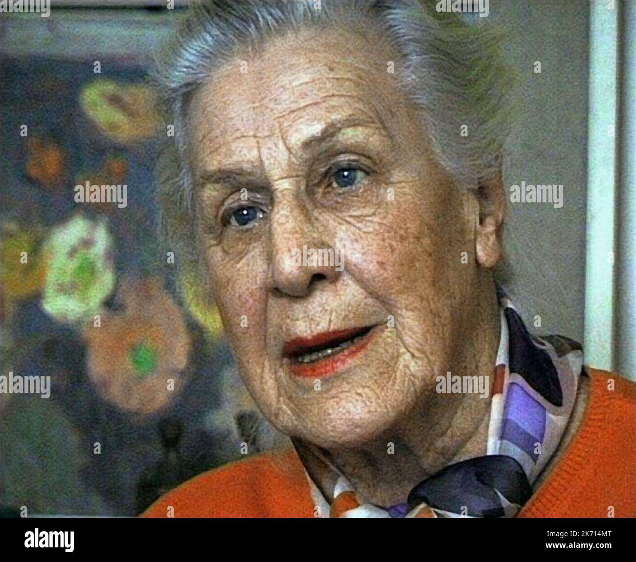 TRAUDL JUNGE, tache aveugle. La secrétaire d'Hitler, 2002 Banque D'Images