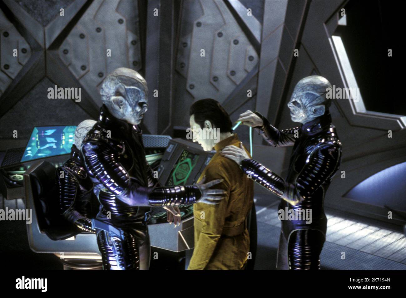 Les étrangers REMAN, Brent Spiner, Star Trek : Nemesis, 2002 Banque D'Images