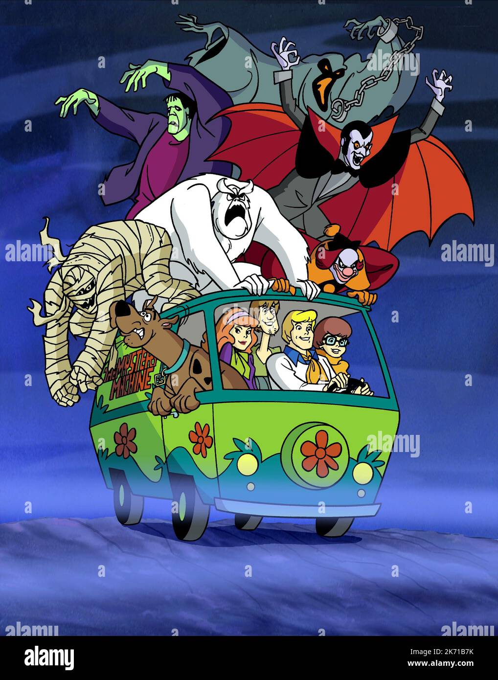 SCOOBY-DOO, DAPHNE, shaggy, Fred, Velma, QUOI DE NEUF SCOOBY-DOO ?, 2002 Banque D'Images