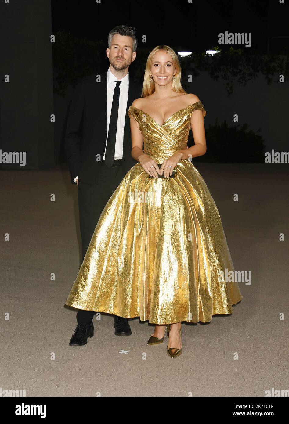 LOS ANGELES, CA - OCTOBRE 15 : (G-D) Ross Schwartzman et Harley Viera-Newton assistent au gala annuel 2nd du musée de l'Académie au musée du mouvement de l'Académie pic Banque D'Images