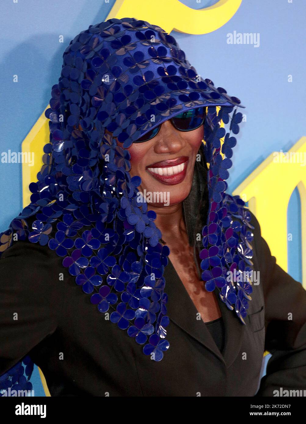 16 octobre 2022 - Londres, Angleterre, Royaume-Uni - Grace Jones participe au gala de la soirée de clôture du BFI London film Festival 66th - Glass Onion: A Knives Out Mystery Euro Banque D'Images