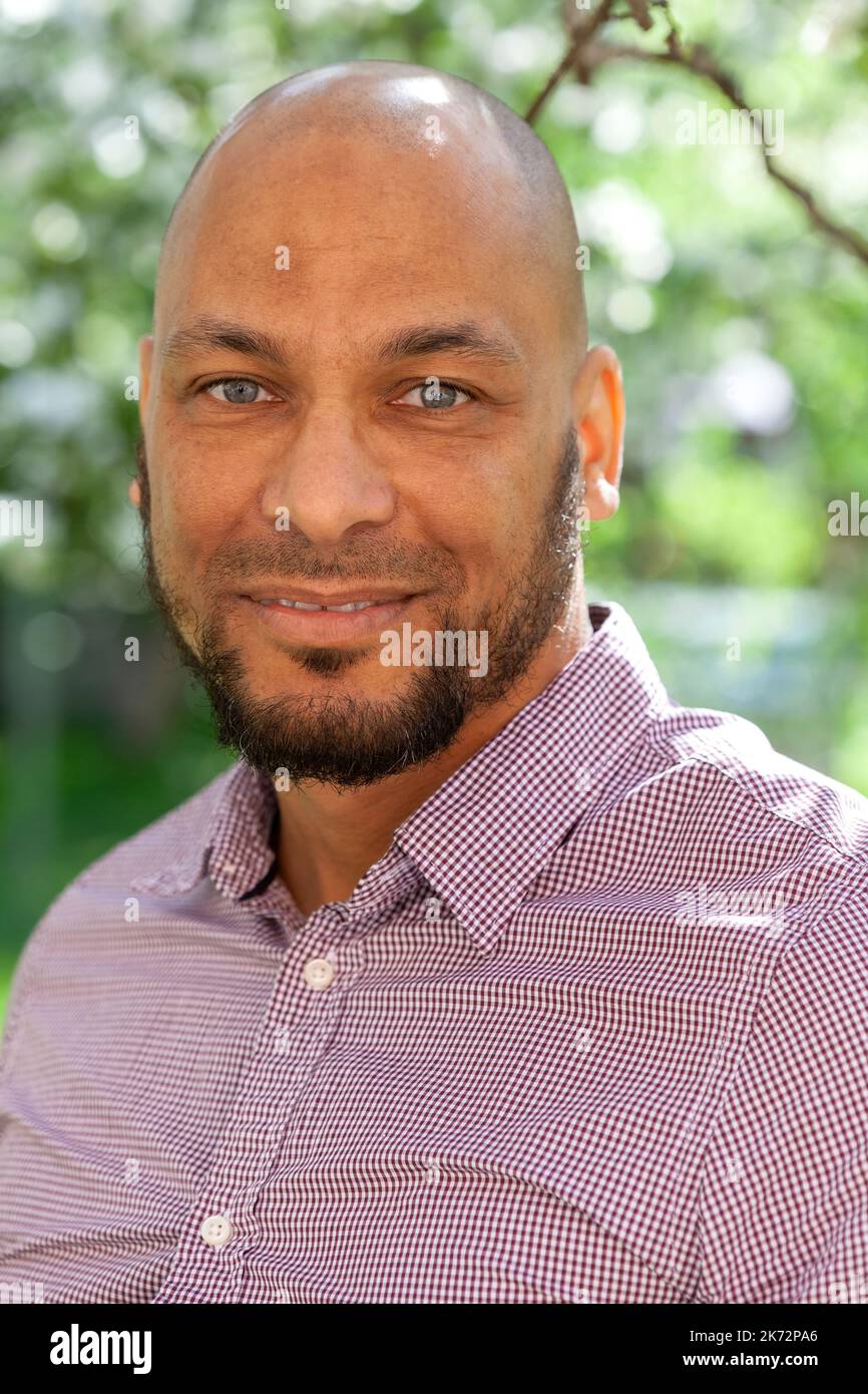 Portrait de chauve Banque D'Images