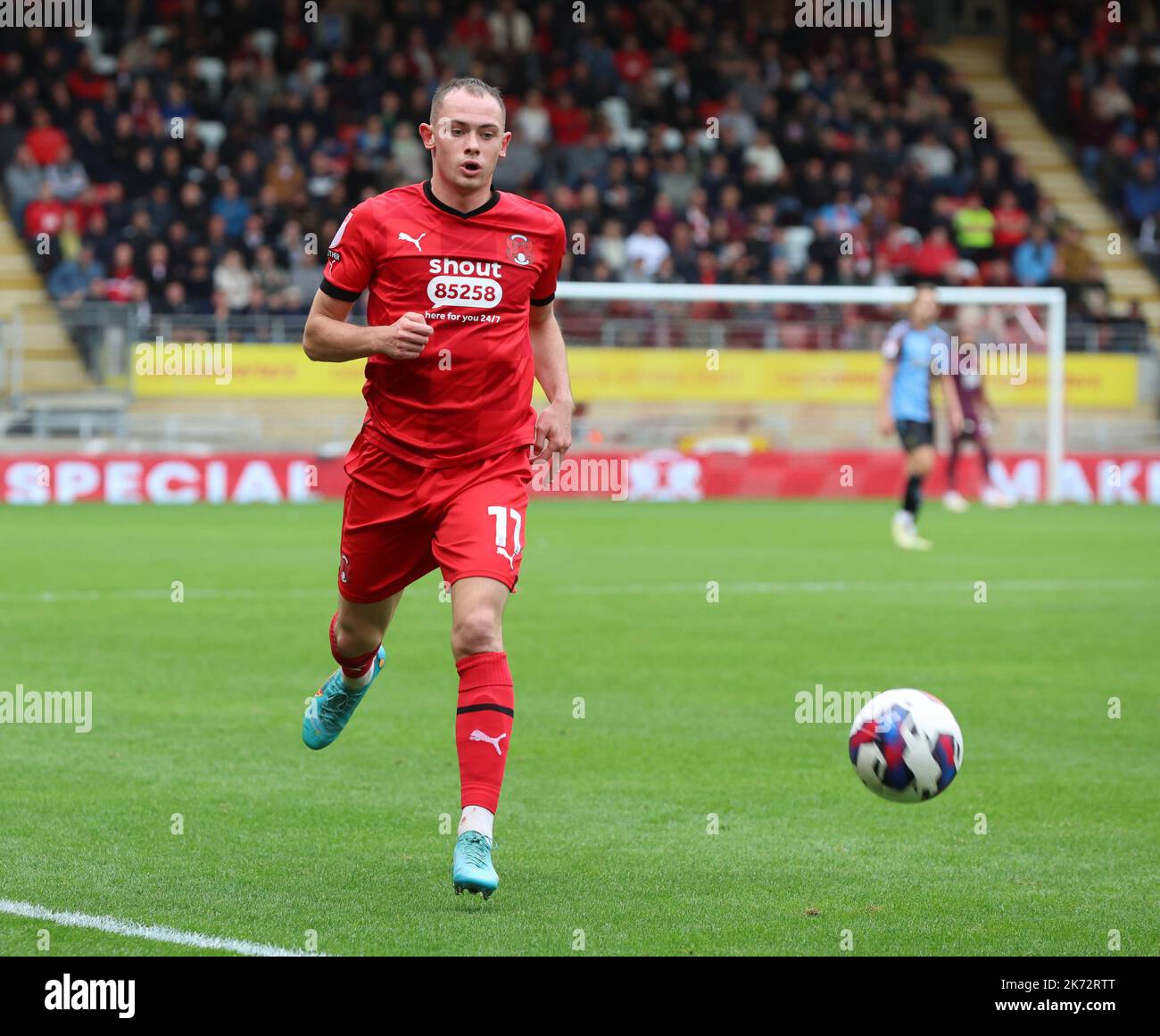 Theo Archibald de Leyton Orient pendant le match de football de la deuxième Ligue entre Leyton Orient contre Northampton Town au stade de Brisbane Road, Londres, le 15t Banque D'Images