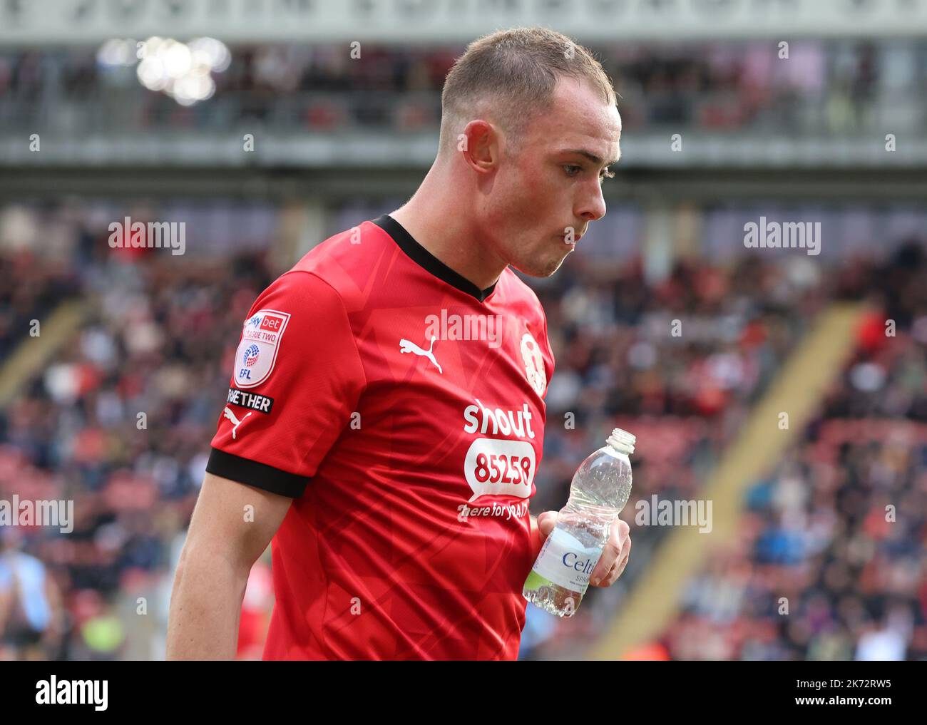 Theo Archibald de Leyton Orient pendant le match de football de la deuxième Ligue entre Leyton Orient contre Northampton Town au stade de Brisbane Road, Londres, le 15t Banque D'Images