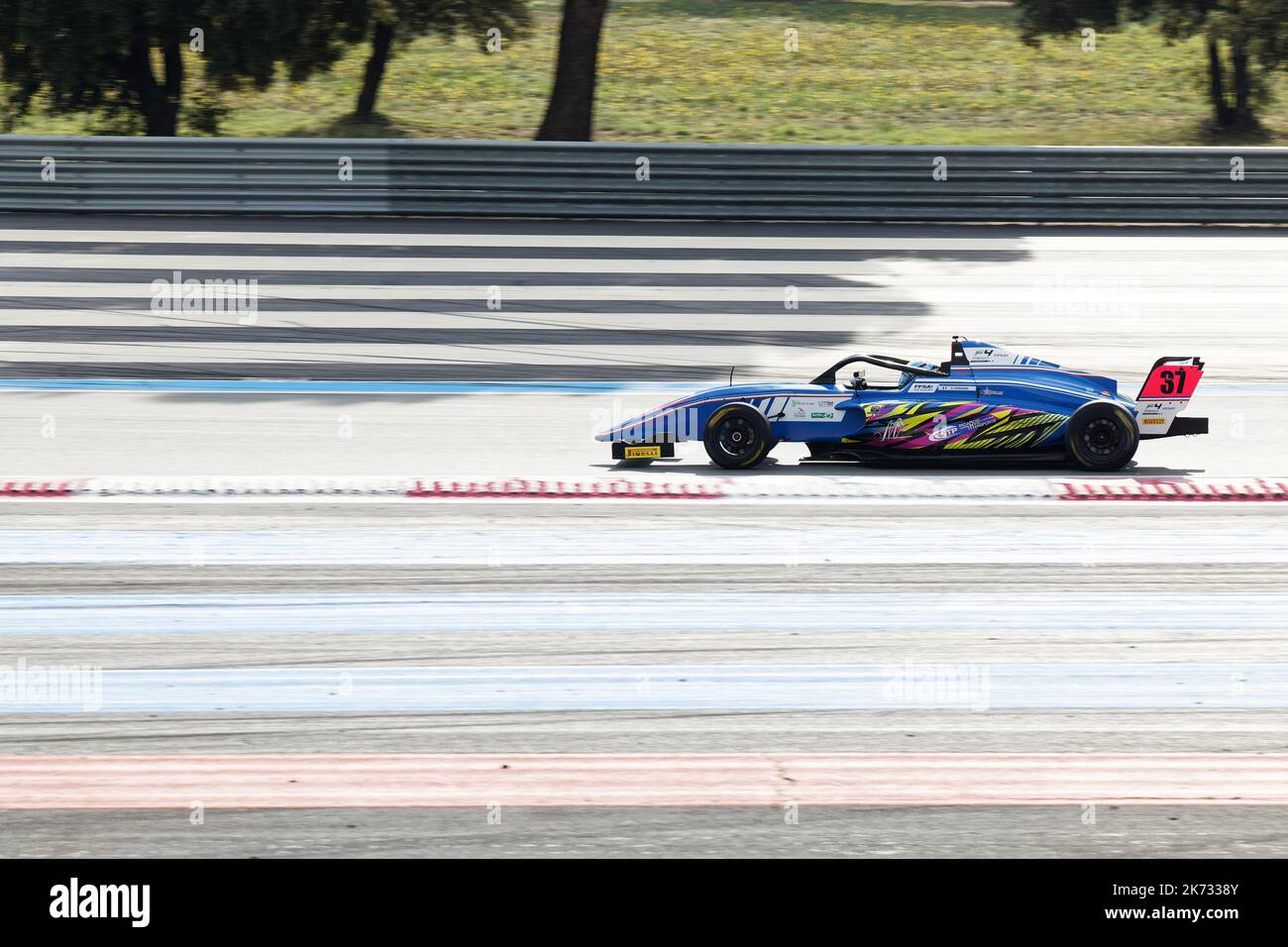 Championnat de France F4 Paul Ricard, le Castellet, FRANCE, 16/10/2022 Florent 'MrCrash' B. Banque D'Images