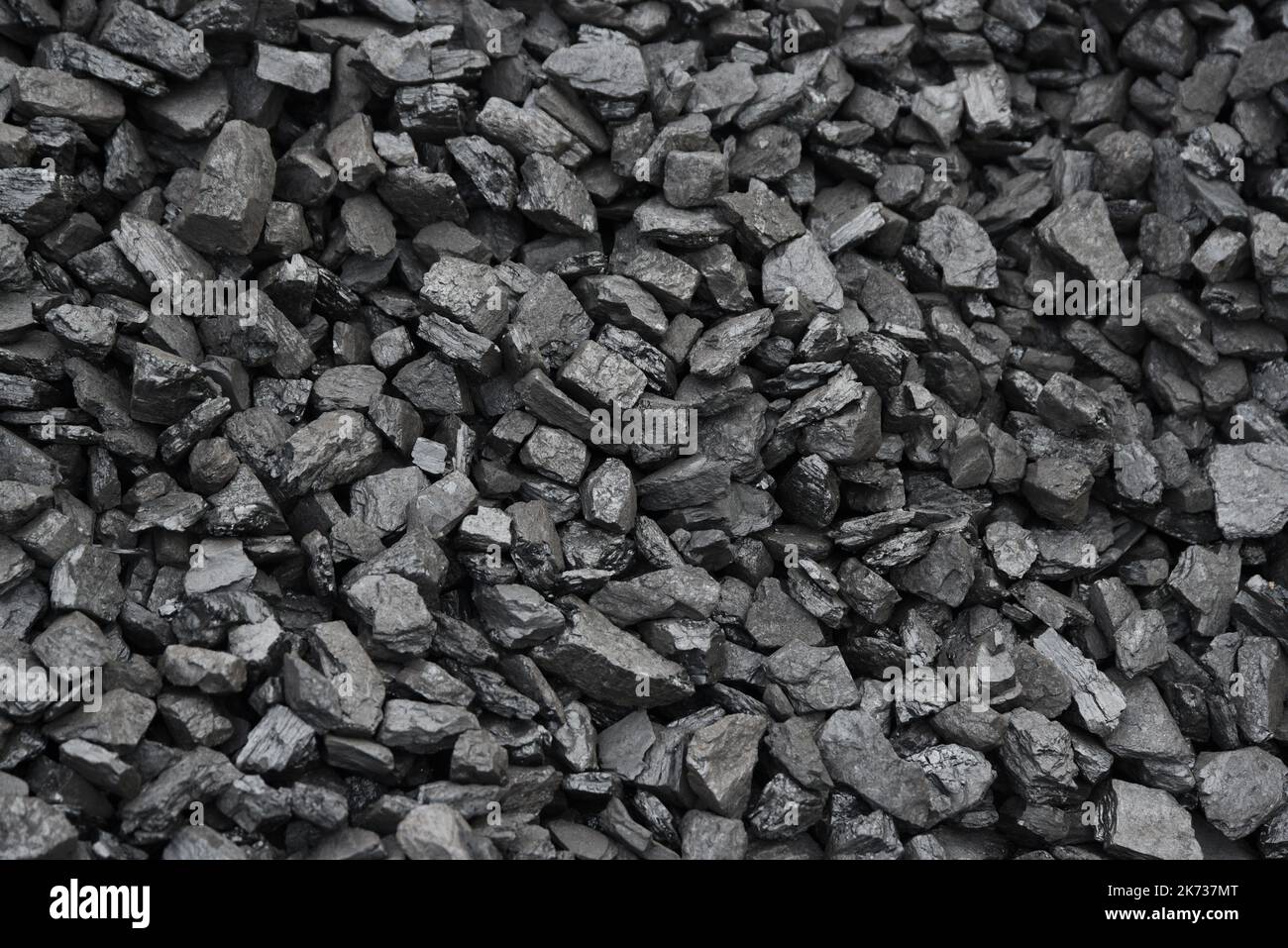 La texture de morceaux de charbon se reposant l'un sur l'autre. Banque D'Images