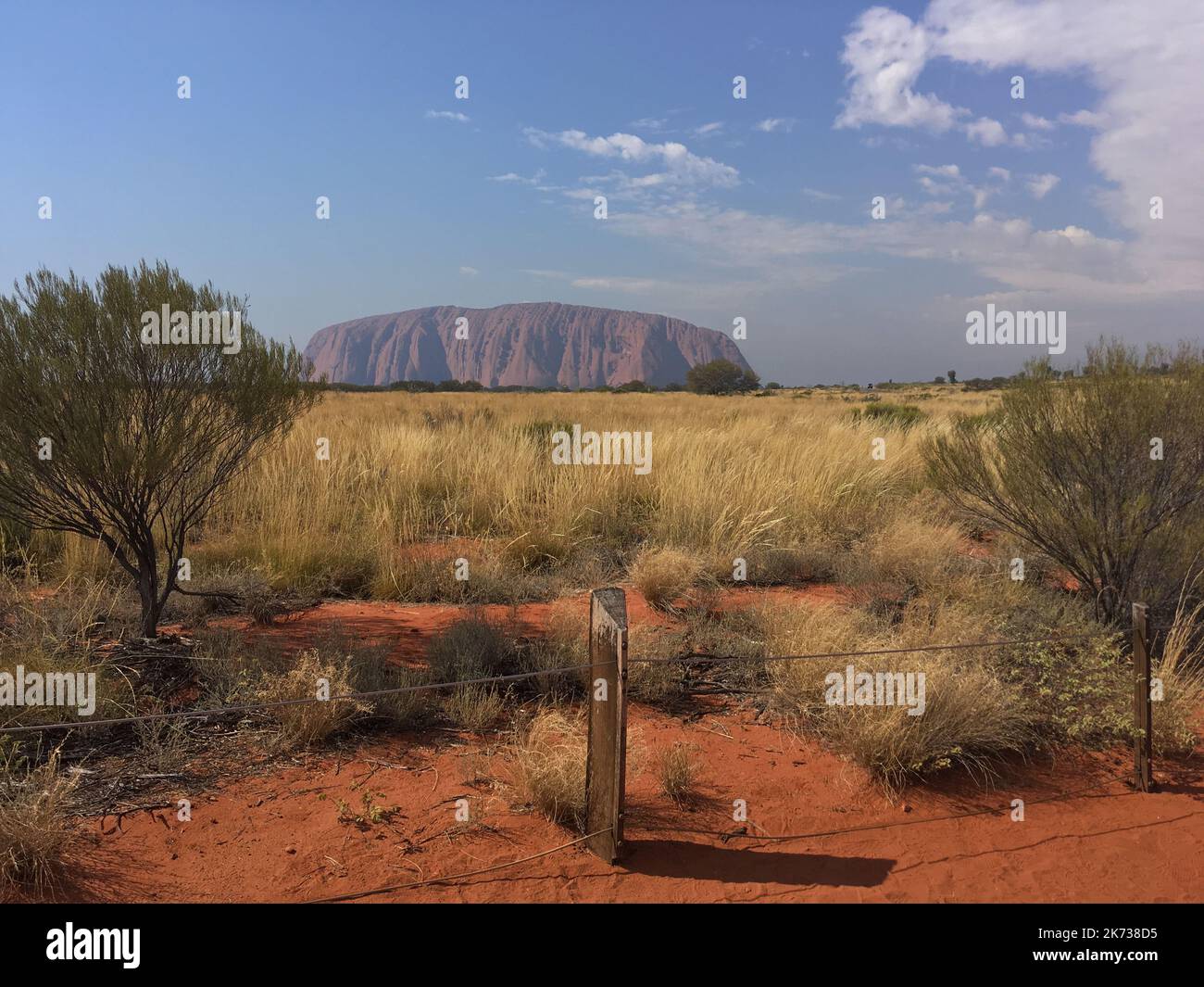 Ayers Rock également connu sous le nom d'Uluru Banque D'Images