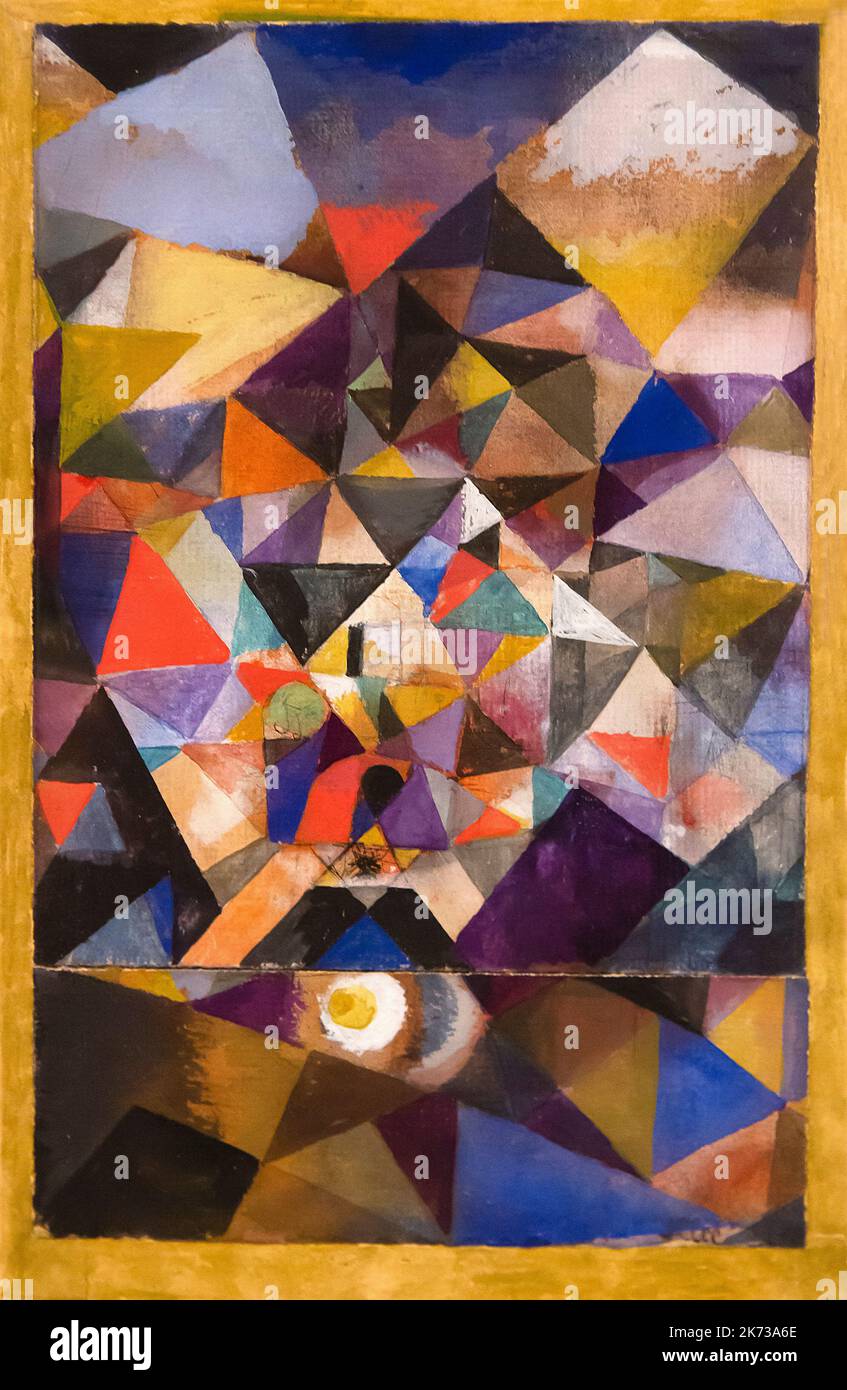 Avec l'oeuf, Paul Klee, 1917, Musée Berggruen, Berlin, Allemagne, Europe Banque D'Images